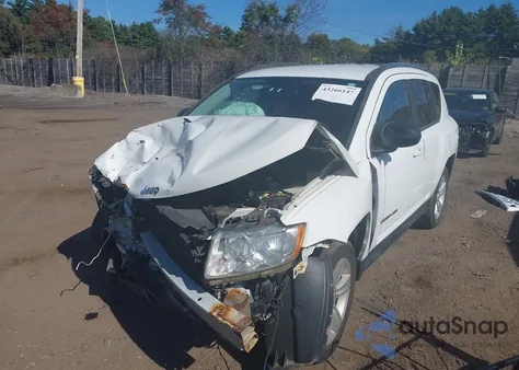 2012 Jeep Compass Sport из США, поврежденный, VIN 1C4NJDBB0CD522794